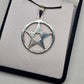 Sterling Silver Pentagram Pendant - Rivendell Shop