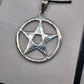 Sterling Silver Pentagram Pendant - Rivendell Shop