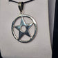 Sterling Silver Pentagram Pendant - Rivendell Shop