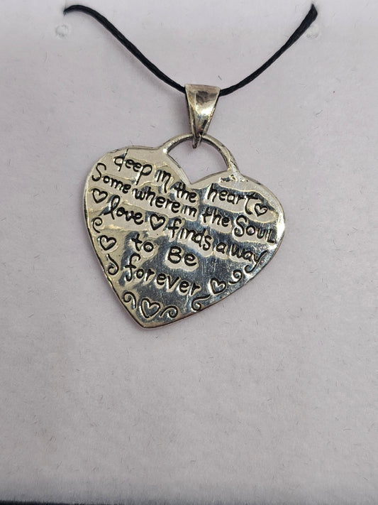 Sterling Silver Heart Pendant - Rivendell Shop