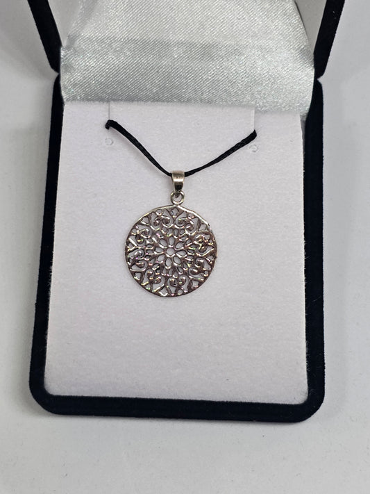 Sterling Silver Mandala Pendant - Rivendell Shop