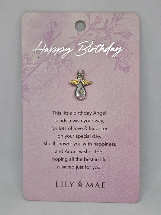 Happy Birthday - Angel Pin - Rivendell Shop