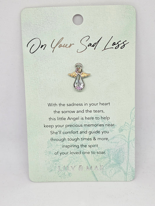 On Your Sad Loss - Angel Pin - Rivendell Shop