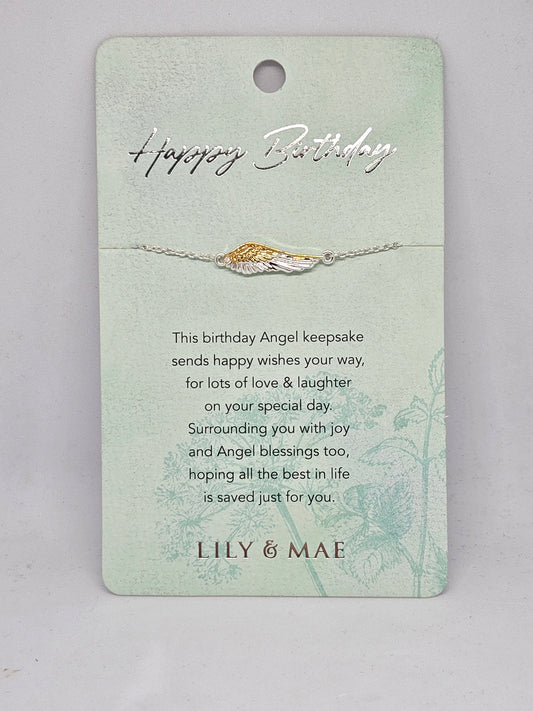 Happy Birthday - Angel Bracelet - Rivendell Shop