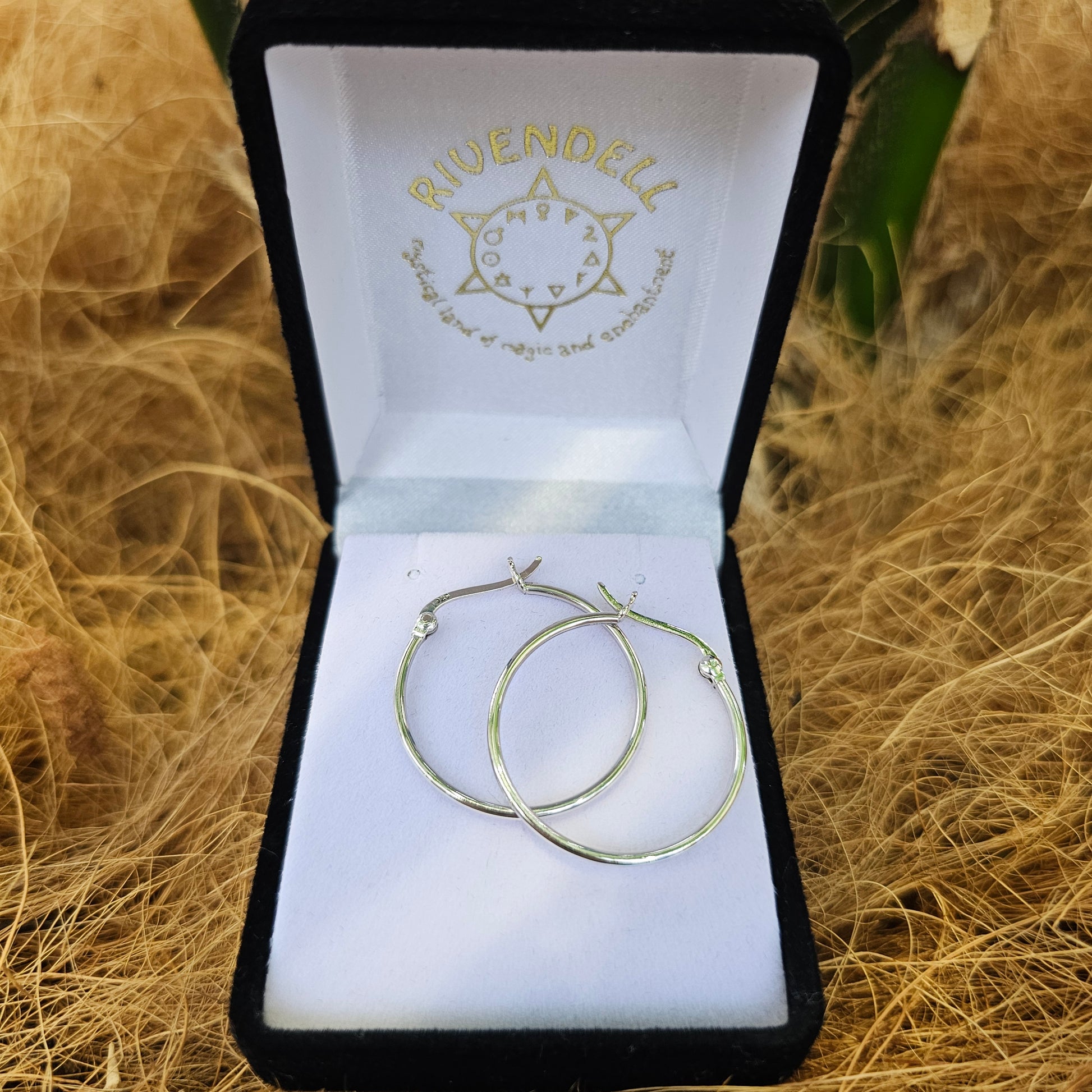 Sterling Silver 925 Hoop Earrings - Rivendell Shop