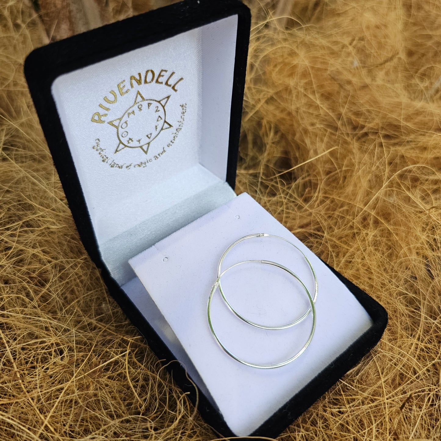 Sterling Silver 925 Hoop Earrings - Rivendell Shop