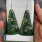 Koru Carved Earrings - Rivendell Shop