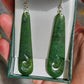 Koru Carved Earrings - Rivendell Shop