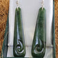 Koru Carved Earrings - Rivendell Shop