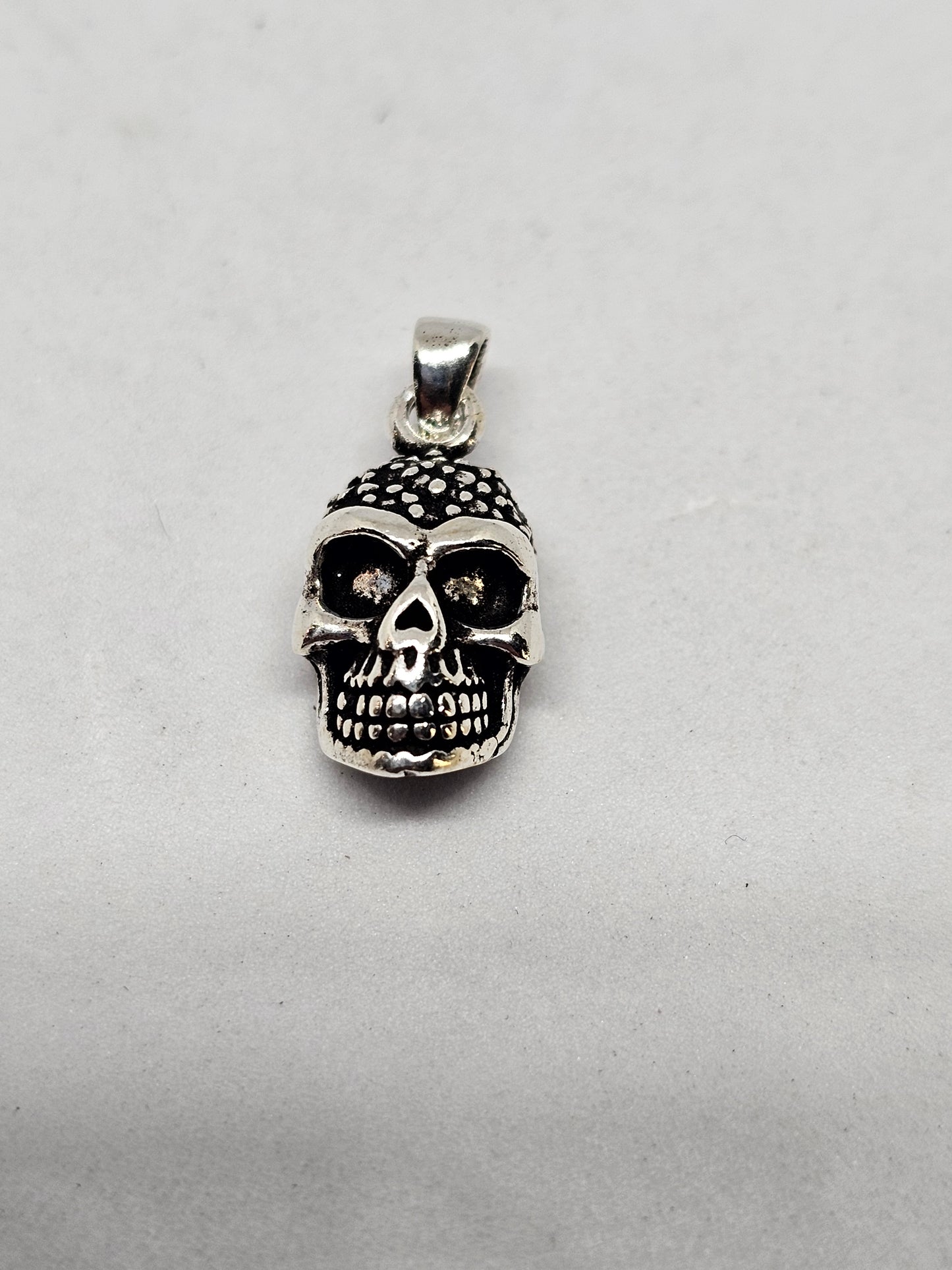 Miniature 3D Skull Pendant