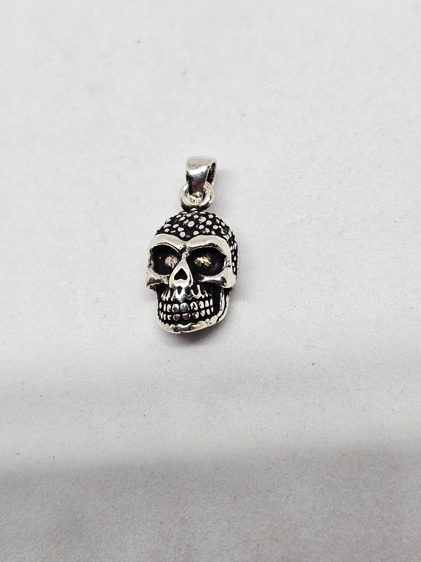 Miniature 3D Skull Pendant