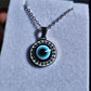 Evil Eye Pendant - Silver Diamante - Rivendell Shop
