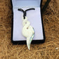 Handcarved Bone Pendant with Paua - Rivendell Shop