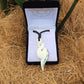 Handcarved Bone Pendant with Paua - Rivendell Shop