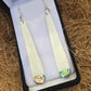 Bone earrings with Paua - Rivendell Shop
