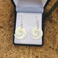 Handcarved Bone Koru Earrings - Rivendell Shop