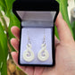 Handcarved Double Twist Bone Carving Earrings - Pikorua - Rivendell Shop