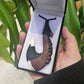 Hei Matau (Fish Hook) Bone Pendant + Wood - Rivendell Shop