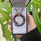 Koru Bone Pendant with Wood - Rivendell Shop
