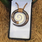 Koru Bone Pendant with Wood - Rivendell Shop