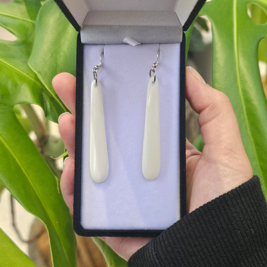 Bone Earrings Traditional - Rivendell Shop