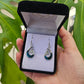 Paua Earrings - Hei Matau (Fish Hook) - Rivendell Shop