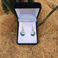 Paua Earrings - Hei Matau (Fish Hook) - Rivendell Shop