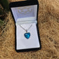 Paua Pendant - Heart - Rivendell Shop