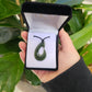 Greenstone Pendant - Hei Matau (Hook) - Rivendell Shop