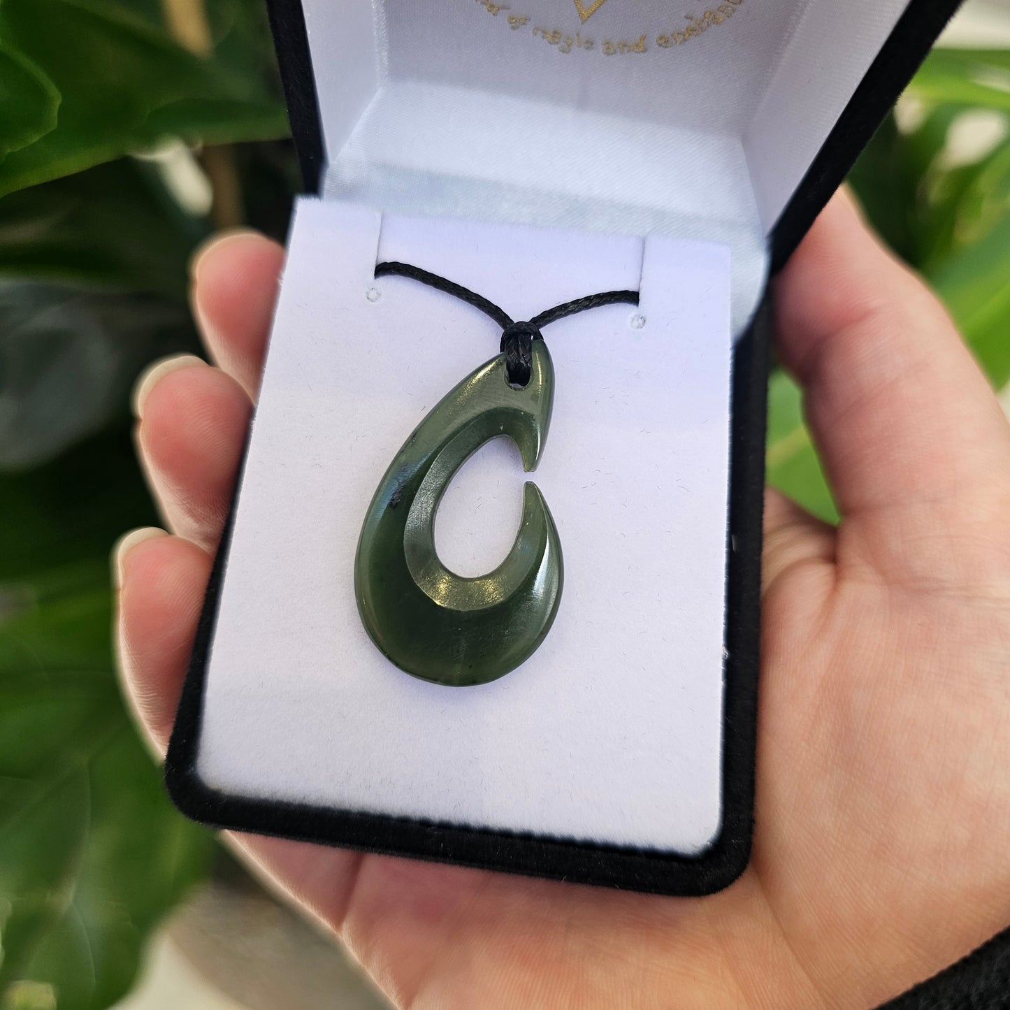 Greenstone Pendant - Hei Matau (Hook)