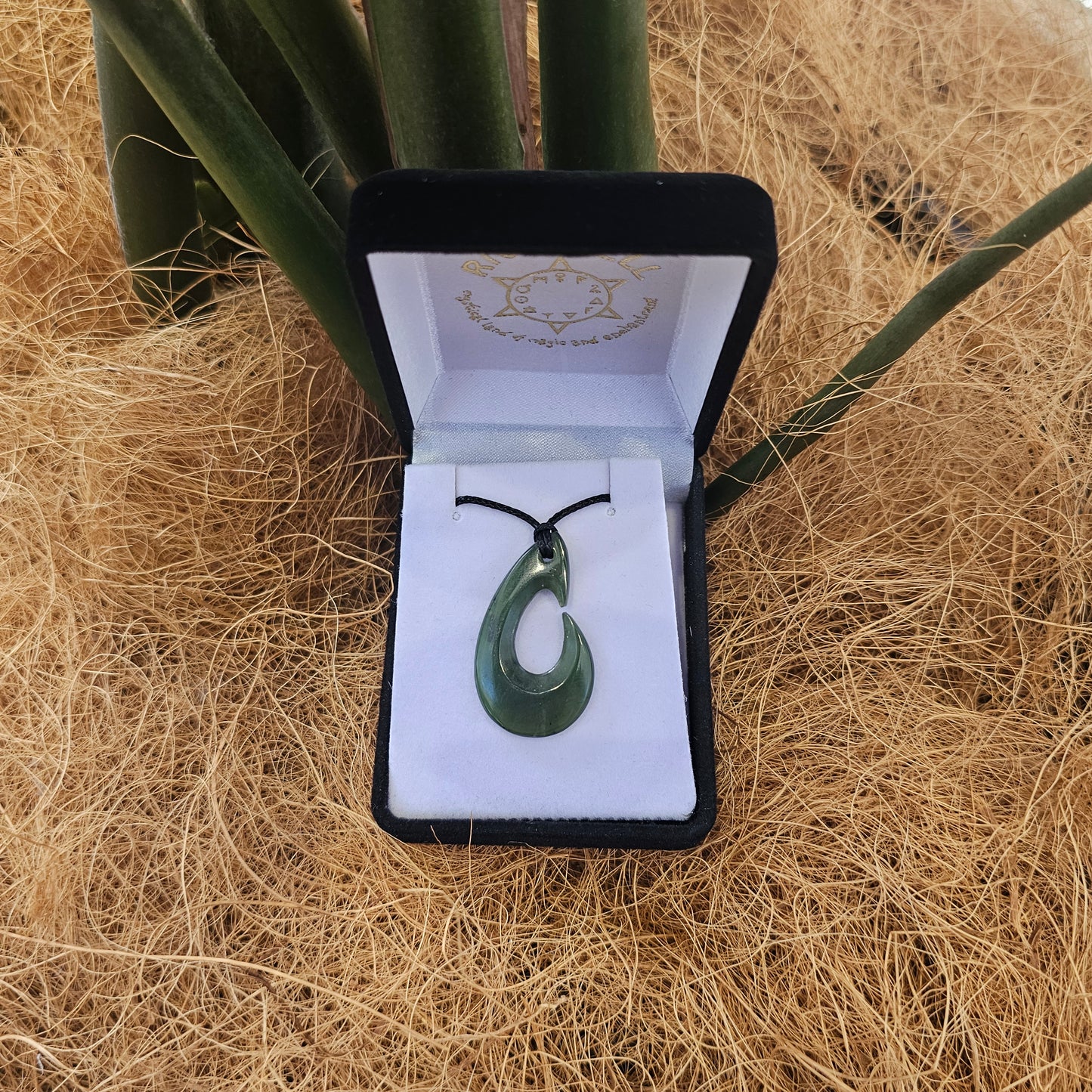 Greenstone Pendant - Hei Matau (Hook)