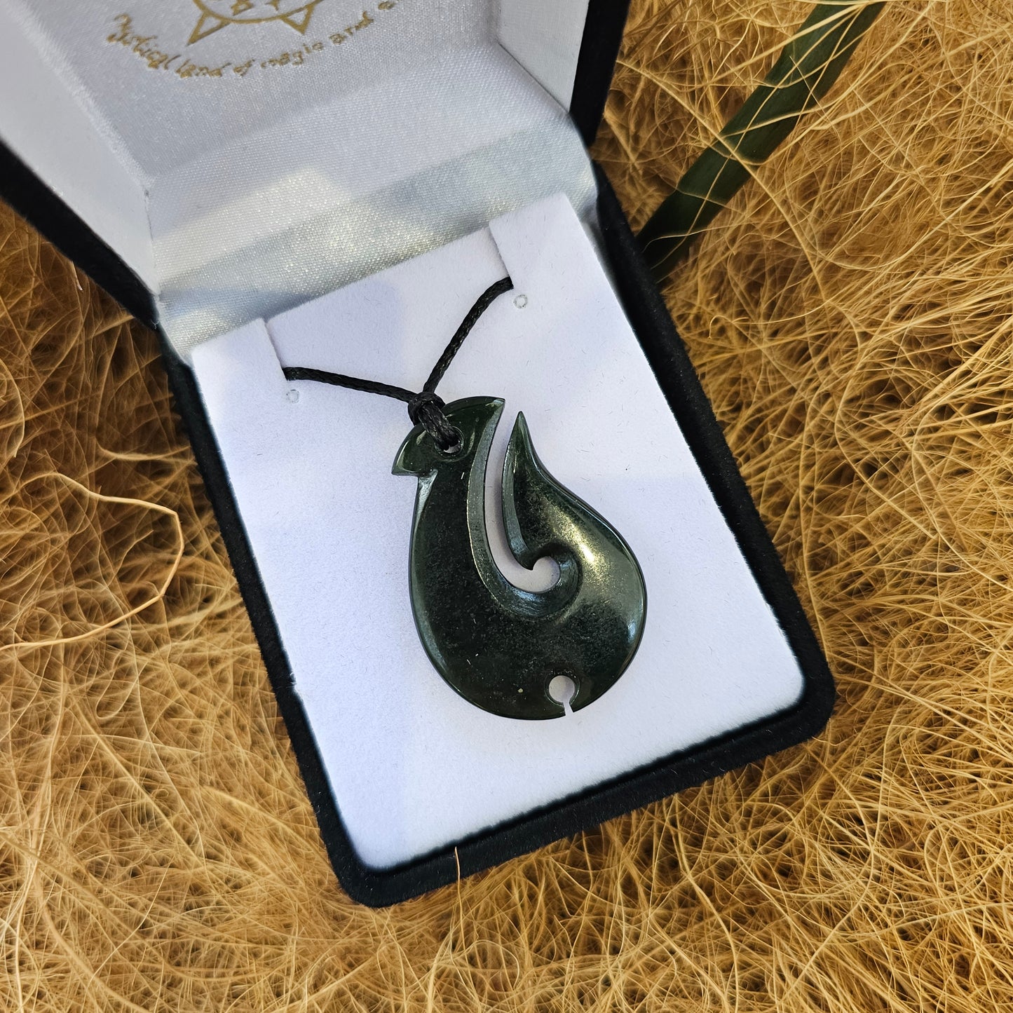 Greenstone Pendant - Hei Matau (Hook)