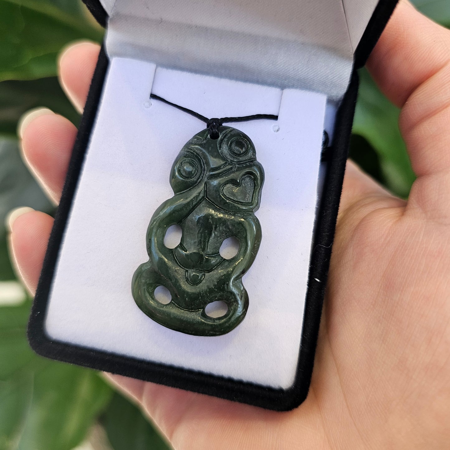 Greenstone Pendant - Hei Tiki