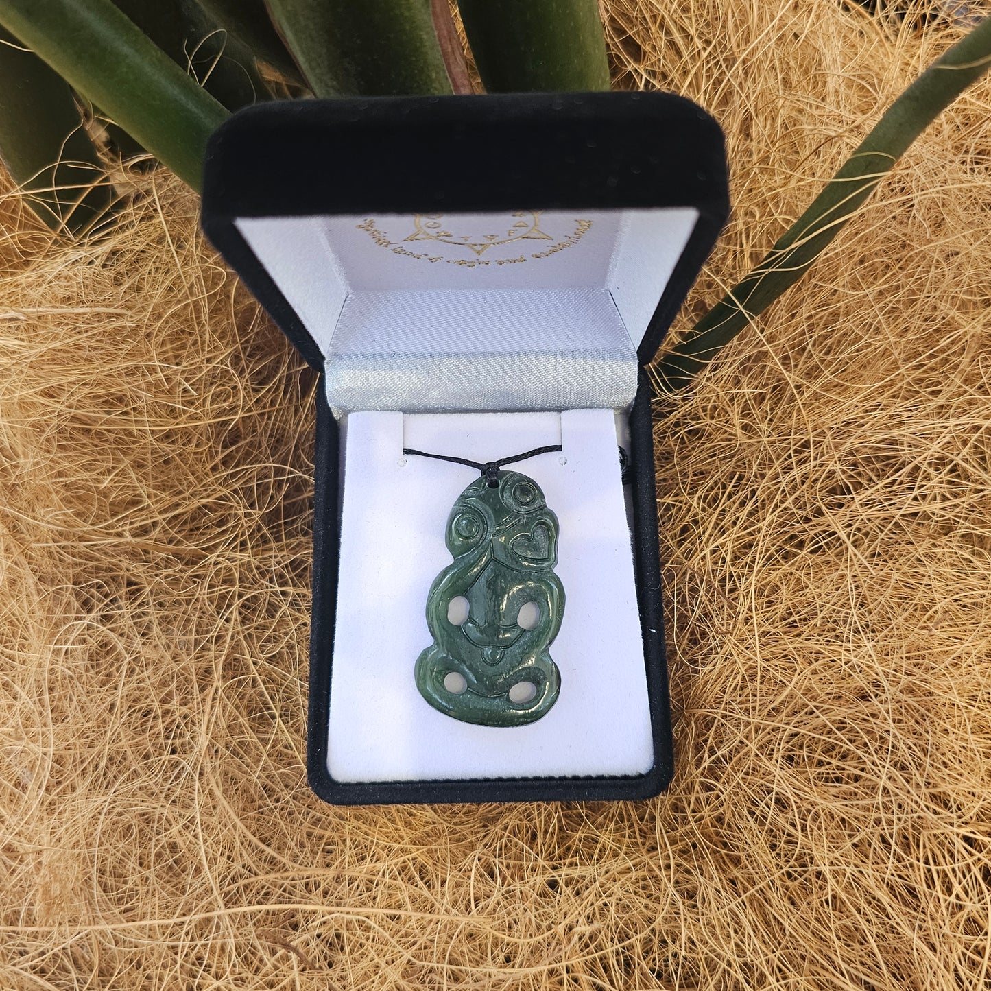 Greenstone Pendant - Hei Tiki