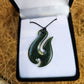Hei Matau (Hook) Greenstone Pendant - Rivendell Shop