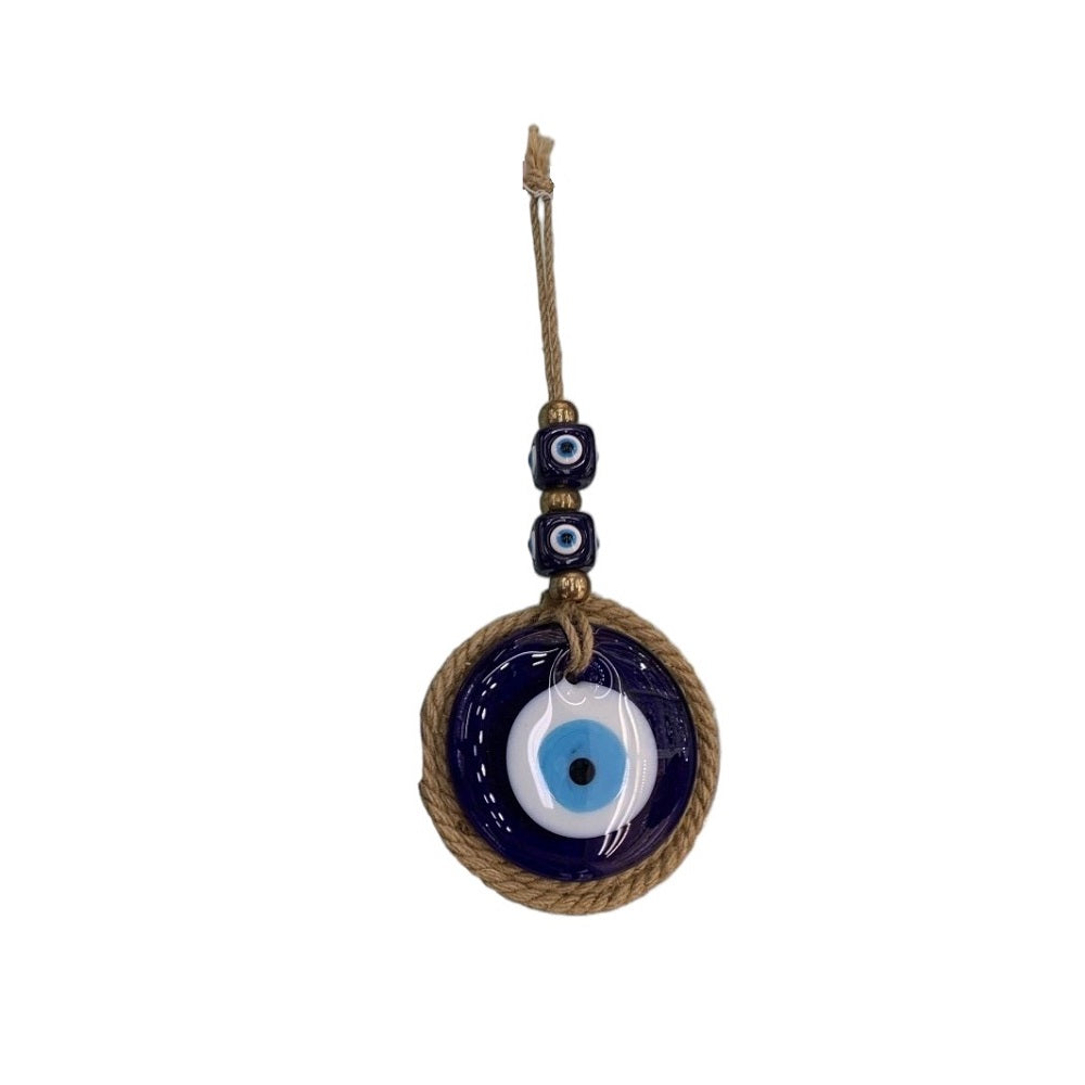 Evil Eye Hanging - Rope Wrap