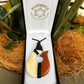 Hei Matau (Fish Hook) Bone Pendant + Wood - Rivendell Shop