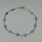 Amethyst Sterling Silver Bracelet - Rivendell Shop