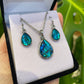 Paua Pendant & Earrings Set - Teardrop - Rivendell Shop