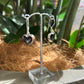 Black Coral Earrings - Heart - Rivendell Shop