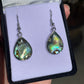 Paua Earrings - Teardrop - Rivendell Shop