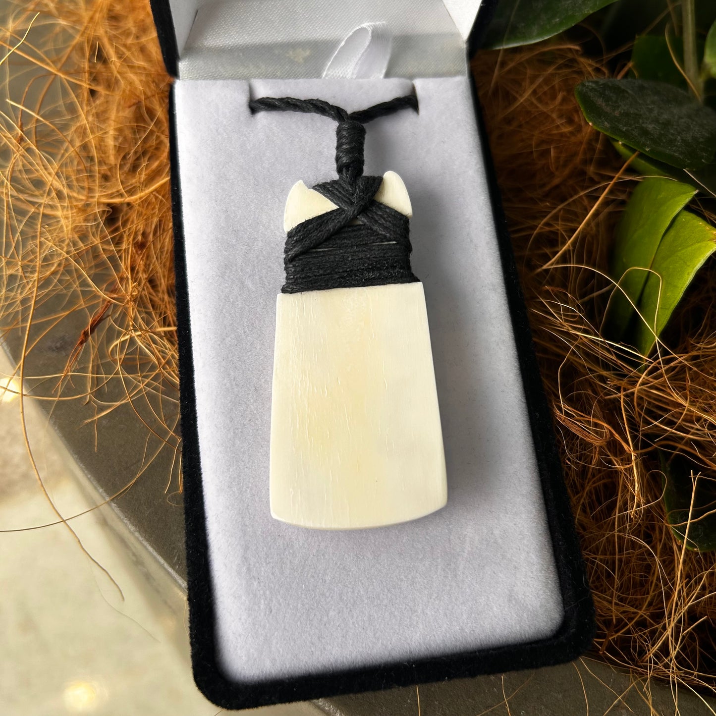 Handcarved Bone Toki