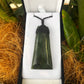 Long Greenstone Toki Pendant