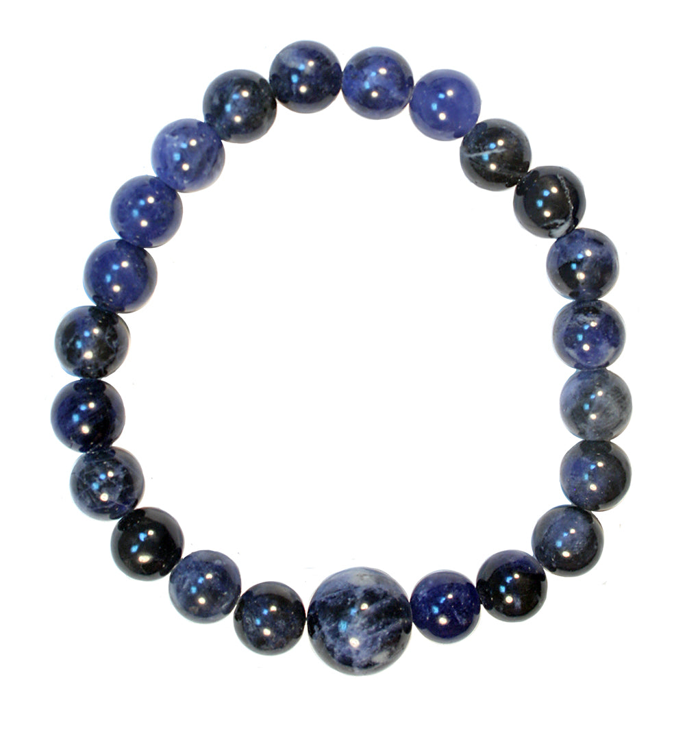 Sodalite Bead Bracelet - 8mm - Rivendell Shop