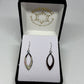 Open Marquise Silver Earrings - Rivendell Shop