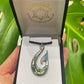 Paua Pendant - Hei Matau (Fish Hook) - Rivendell Shop