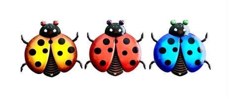 12cm Metal W/Art Ladybird - Rivendell Shop