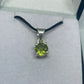 Peridot Silver Pendant - Rivendell Shop