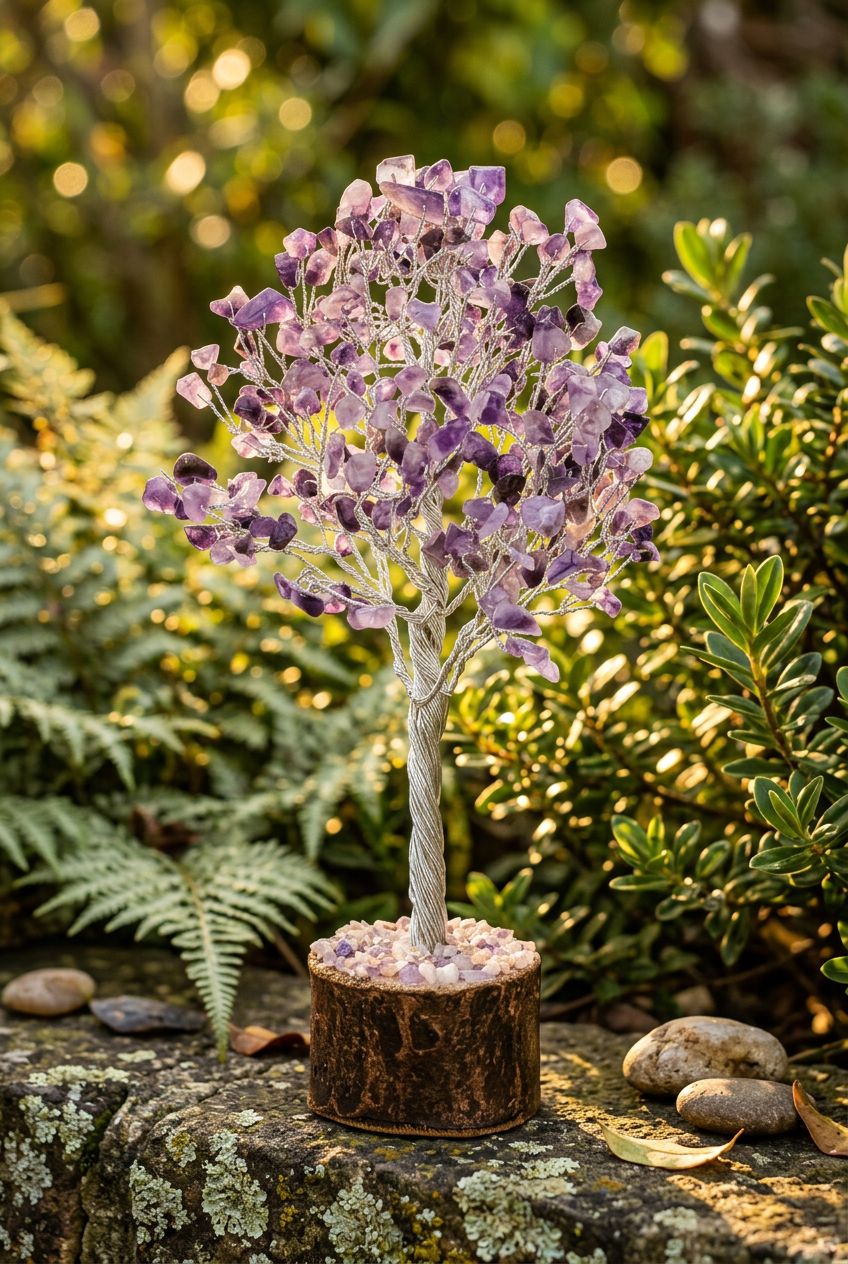 Amethyst Crystal Tree — AI lifestyle-nature