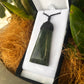 Long Greenstone Toki Pendant